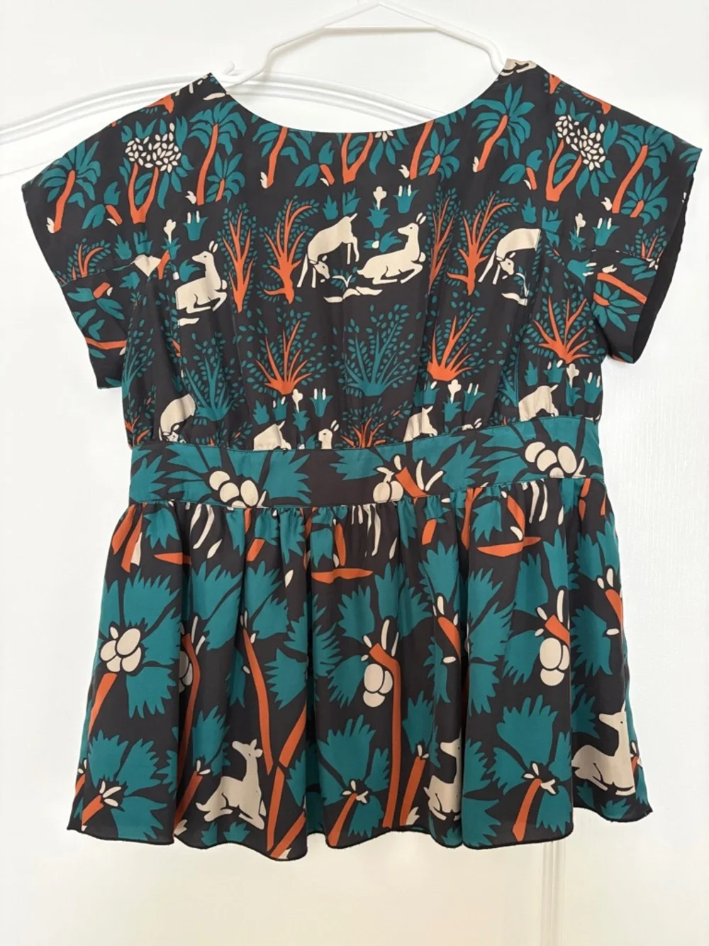 Anthropologie x Anna Sui Peplum Top - Picture 1 of 3